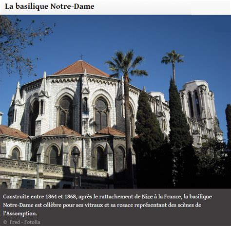 La Basilique Notre Dame à Nice