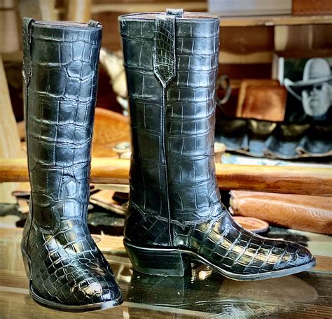 Full Custom Alligator Boots Finest In Texas Custom Cowboy Boots