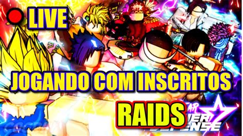 Live Novo Update Jogando Inscritos Raid Rush Star All Star