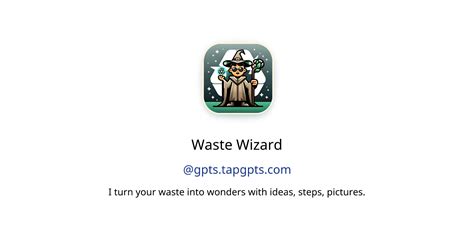 Waste Wizard Gpts Features And Functions Examples And Prompts Gpt Store