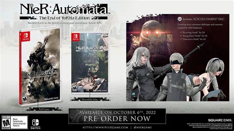 El querido NieR Automata Edición The End of YoRHa llega a Nintendo