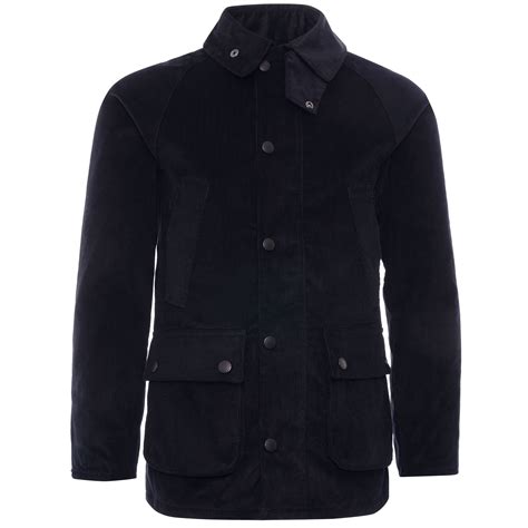 Barbour Cord Slim Line Bedale Casual Jacket Navy Mca0747ny Crd