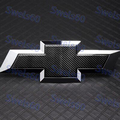 Bowtie For 2015 2017 GM Chevy COLORADO Real Carbon Fiber Front Bow Tie