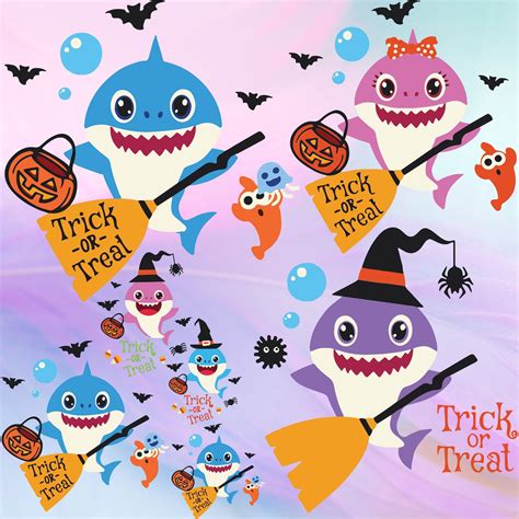 Baby Shark Svg Halloween Bundle Halloween Halloween Svg Etsy