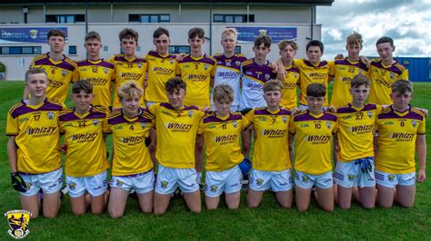 Wexford GAA Football Model Academy Squads 2023 - Wexford GAA