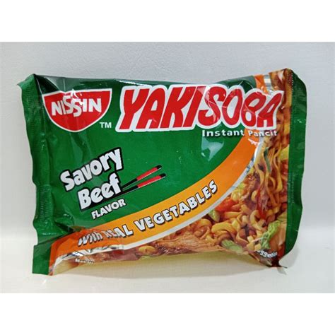 Nissin Yakisoba Instant Pancit Grams Shopee Philippines