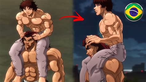 O Baki Andando Nas Costas Do Yujiro Foi Muito Bom Baki Hanma