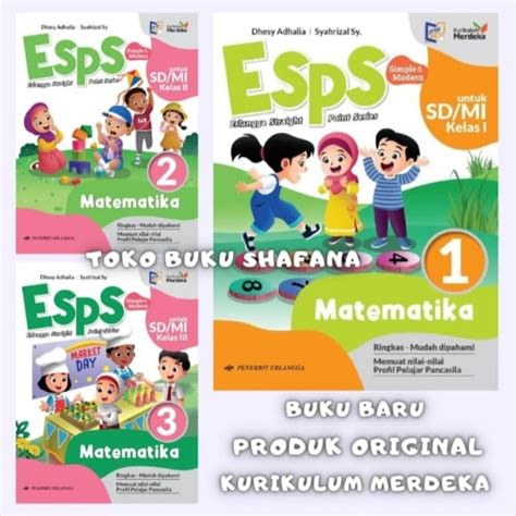 Jual Buku Esps Matematika Kelas Sd Mi Erlangga Kurikulum Merdeka