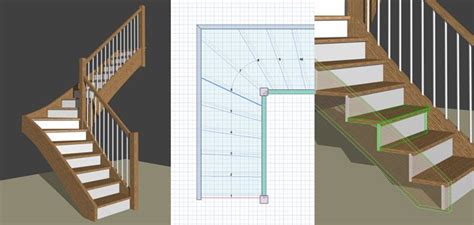 Logiciel Calcul Escalier Simulateur Escalier Quart Tournant