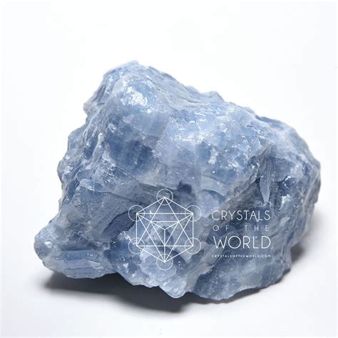 Calcite Blue Rough Chunks Crystals Of The World