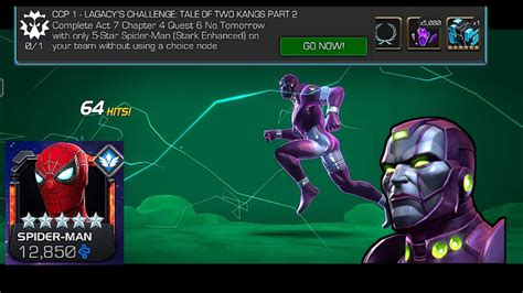 Ccp 1 Lagacys Challenge Carinas Community Challenge Marvel Contest Of Champions Youtube