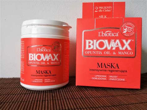 L Biotica Biovax Opuncja I Mango Maska Intensywnie Regeneruj Ca