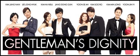 A Gentleman S Dignity Korean Drama Review SBS 2012 Kmazing Org