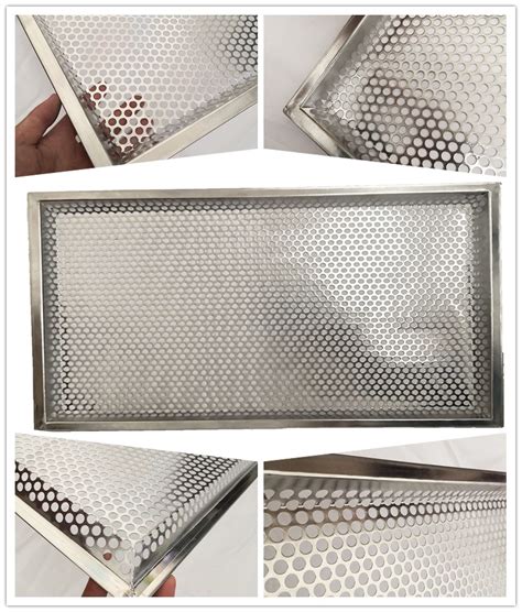 Material Stainless Steel Perforated Drying Dehydrator Mesh Trays