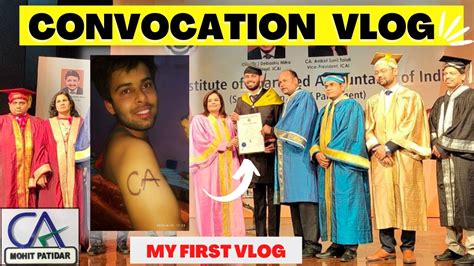 My Ca Convocation Day Every Aspirant Is Working For This First