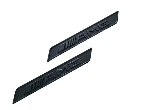 Emblemat Amg Do Mercedes Na B Otnik Black Matte Emb Amg Blotnik Black