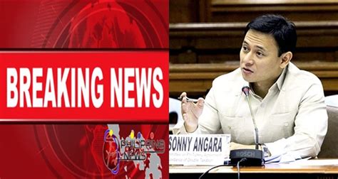 BREAKING NEWS Senator Sonny Angara Tests Positive For Coronavirus