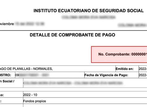 IESS cómo consultar y generar un comprobante de pago