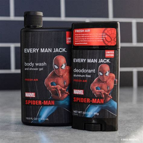 Every Man Jack Spider Man Fresh Air Deodorant 3oz 1 Ct Shipt