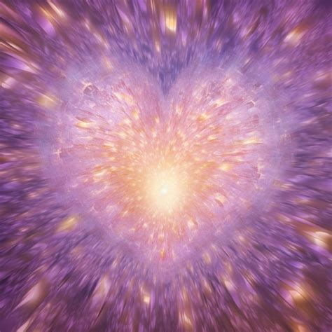 Premium Photo A Close Up Of A Heart Shaped Object With A Purple