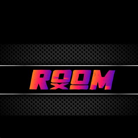 room typography logo  vector art  vecteezy