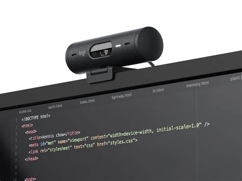 Logitech Brio 500 1080p HDR webcam supports hybrid work with Show Mode ...