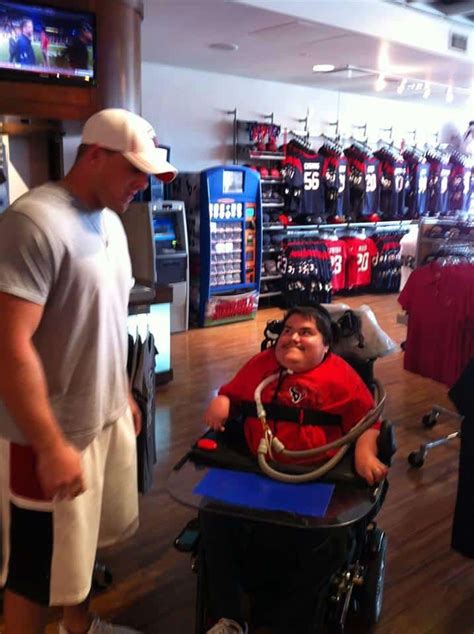 J J Watt Meets Quadriplegic Fan After Facebook Campaign Social News Daily