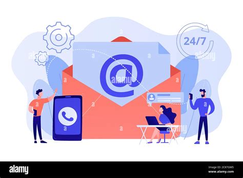 Get In Touch Concept Vector Illustration Stock Vector Image And Art Alamy