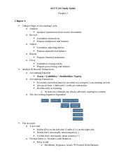 Acct Chap Overview Docx Acct Study Guide Chapter Chapter