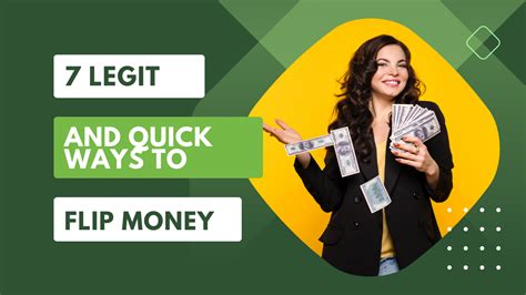 Quick Ways To Flip Money 7 Legit And Best Ways Opportunity Sage