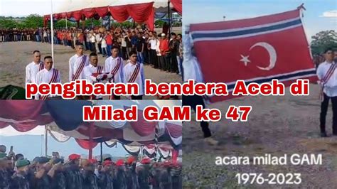 Pengibaran Bendera Bintang Bulan Di Milad Gam Ke 47 Miladgam