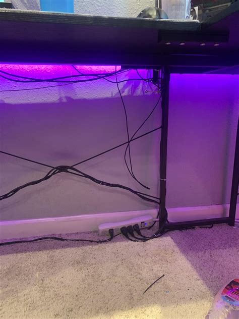 Any ideas on how to hide that mouse wire? Im making my first attempt at