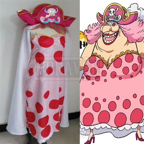 One Piece Big Mom Charlotte Linlin Cosplay Costume Custom Made Free