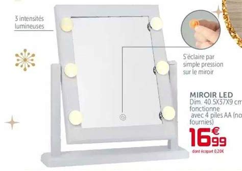 Promo Miroir Led Chez Gifi Icatalogue Fr