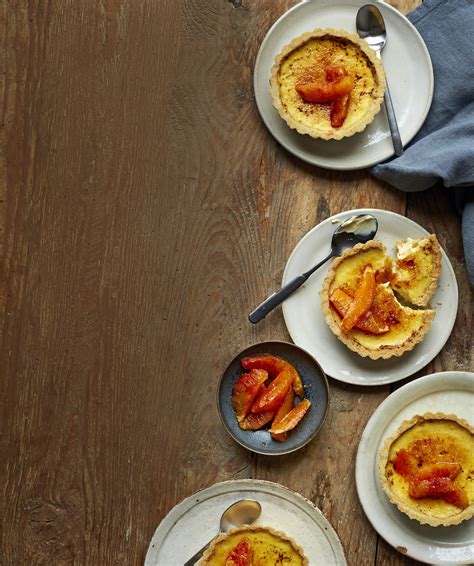 Crème Brûlée Tartelettes Met Bloedsinaasappel Foodies