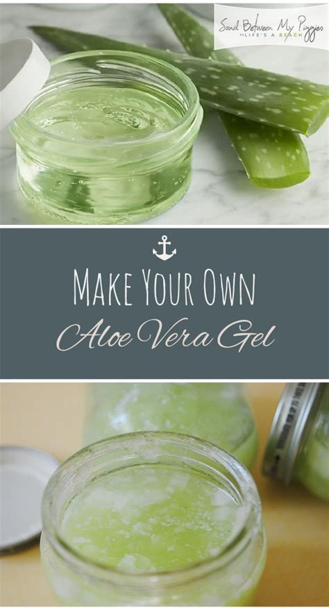 Make your own aloe vera gel make your own diy aloe gel ...