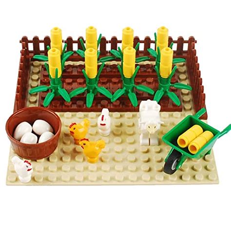 Baenrcy Farm Field Set Building Blocks Plant Animal