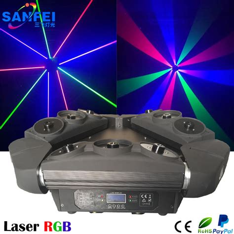 Newest High Power 9 Heads RGB Laser Moving Head Spider Light China