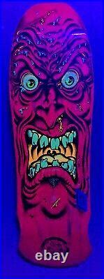 Santa Cruz Rob Roskopp Face Pink Reissue Skateboard Deck Jim Phillips