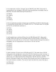 Fe Problems Ch Docx A M Rigid Tank Contains Nitrogen Gas At