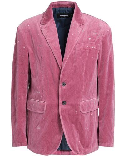 Pink Dsquared² Jackets For Men Lyst