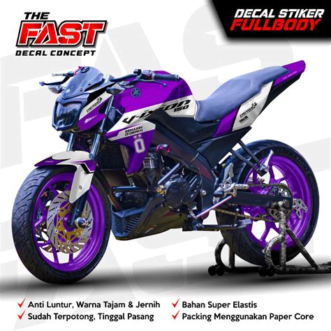 Jual TERBARU Decal Sticker Variasi Fullbody New Vixion NVL Dekal