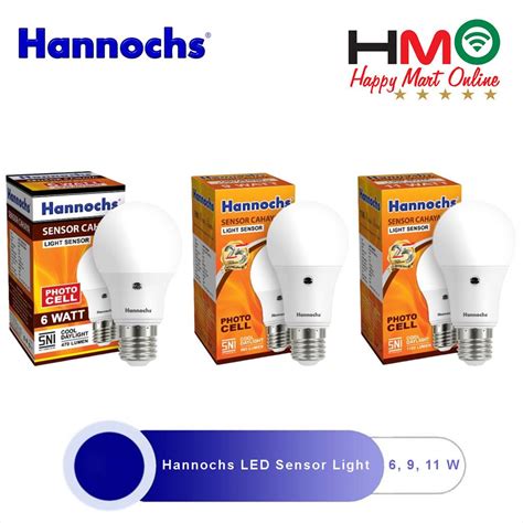 Jual Hannochs Light Sensor Watt Lampu Led Sensor Cahaya Otomatis