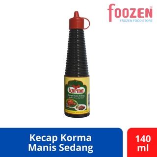 Jual KECAP KORMA MANIS MANIS SEDANG 140 Ml Atau 275 Ml Kecap Manis