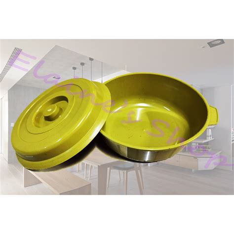 Round Yellow Food Keeper Food Container With Cover Tupperware Food Storage High Quality