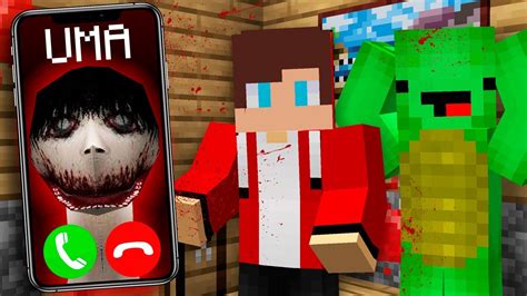 Scary Uma From Death Forest Attacked Jj And Mikeys House In Minecraft