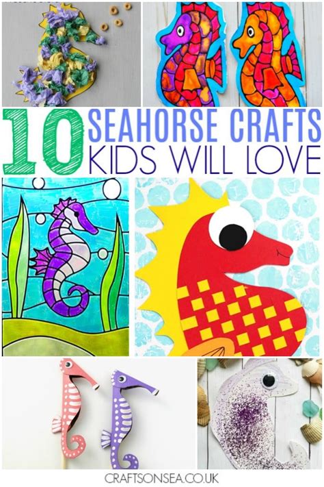 10 Seahorse Crafts For Kids Crafts On Sea