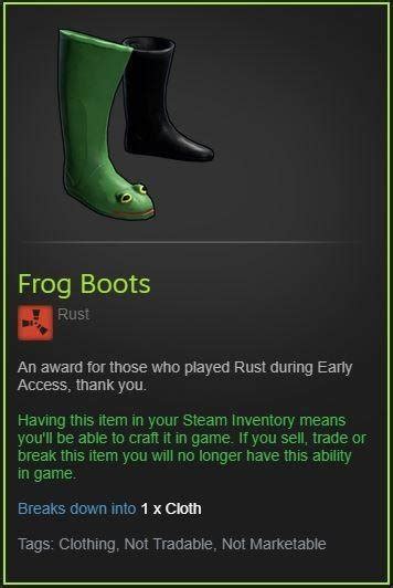 Frog Boots | Wiki | Rust 🔥 Amino