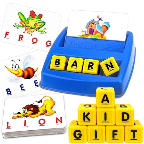 Buy Matching Letter Game, Kindergarten Preschool Educational Learning ...