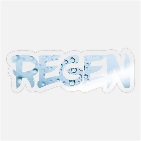 Regen Stickers Unique Designs Spreadshirt